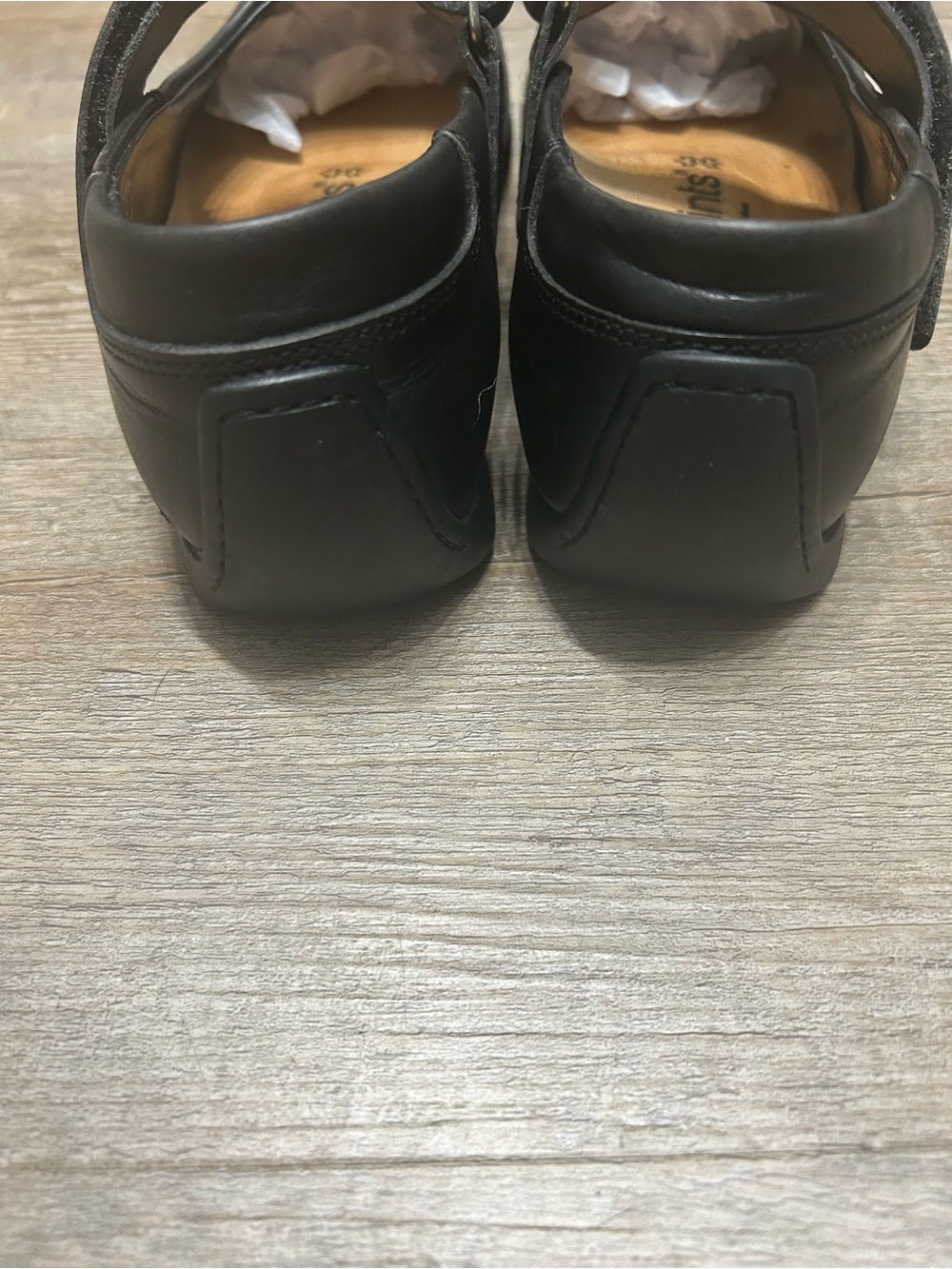 Footprints by Birkenstock Women’s Size 36 US 5-5.5 Black Leather Mary Jane Shoes - Picture 3 of 10